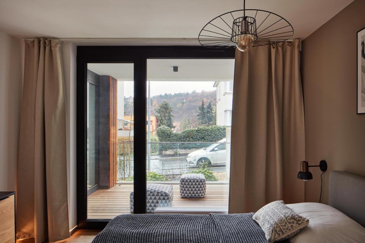 Prague Days - Stylish Apartments With Terrace - Parking - Quiet Area 외부 사진
